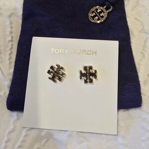 Tory Burch Gold Stud Earrings
